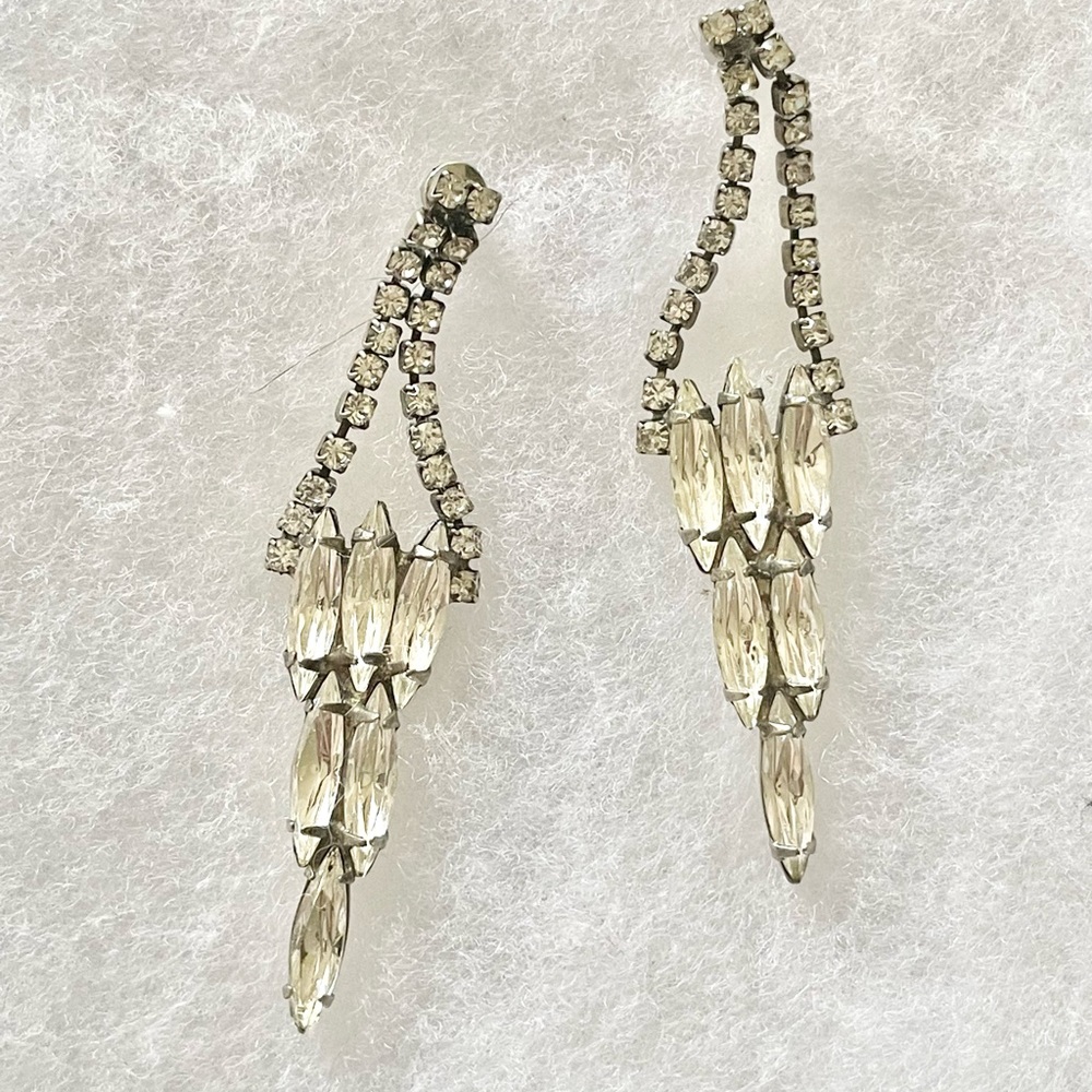 Vintage Rhinestone Earrings